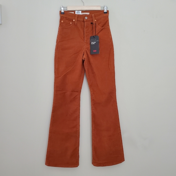 NWT Levi’s Ribcage High Rise Corduroy Flare Jeans - Picture 9 of 10